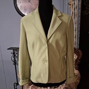Talbots Petites tea green blazer